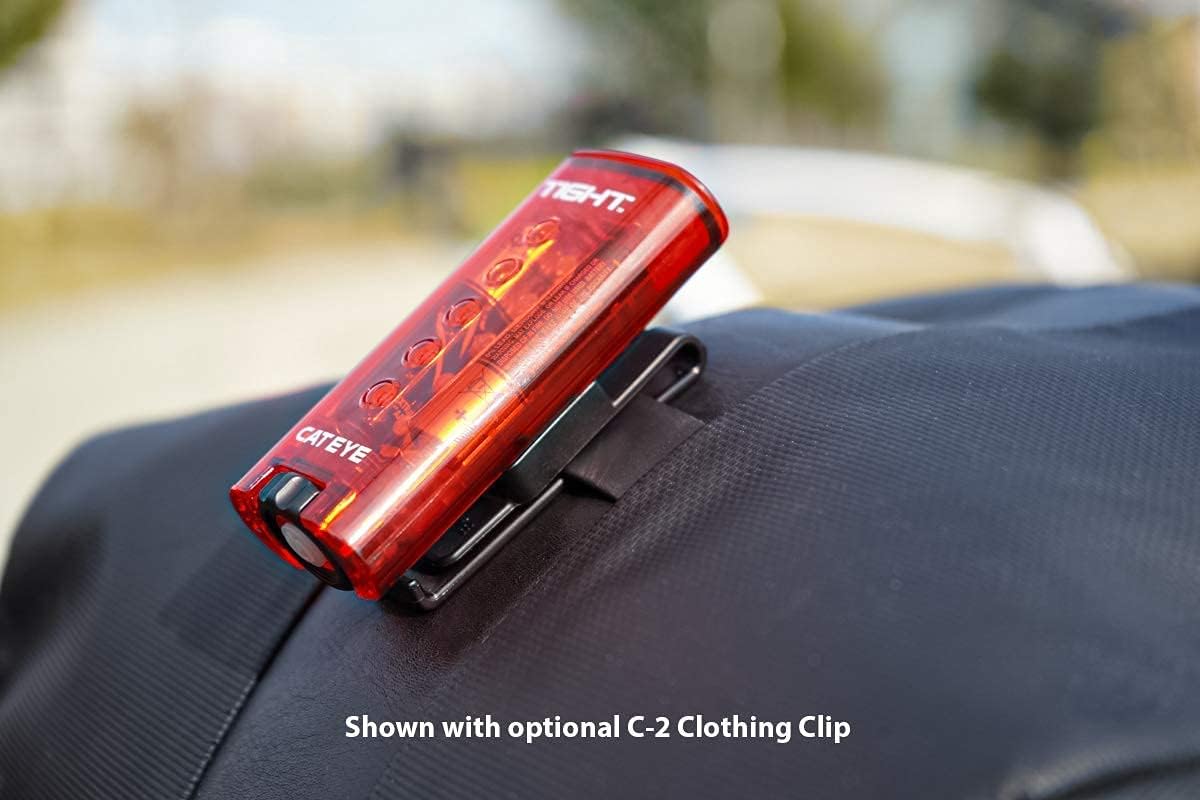 CATEYE – Luz trasera trasera LED cinética apretada para bicicleta
