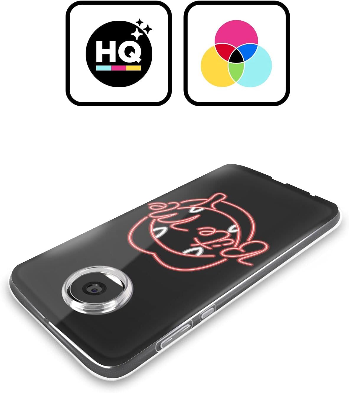 Head Case Designs Officially Licensed Bebe Rexha Neon Bite Me Key Art Soft Gel Case Compatible with Motorola Moto G Stylus 5G (2022)