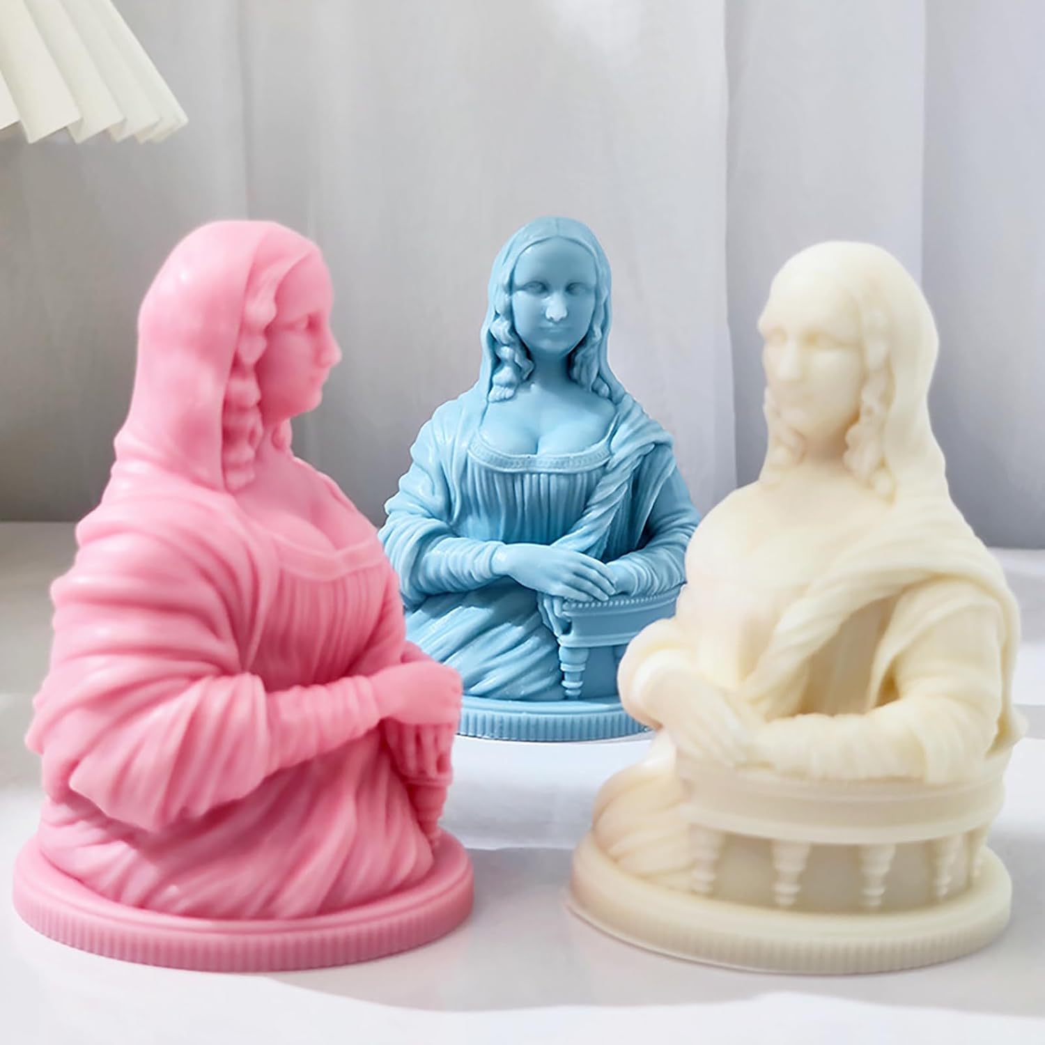 Molde para velas corporales, molde de Monna Lisa, molde de resina Monna Lisa, molde de arcilla, molde de fundición de resina para joyería, moldes