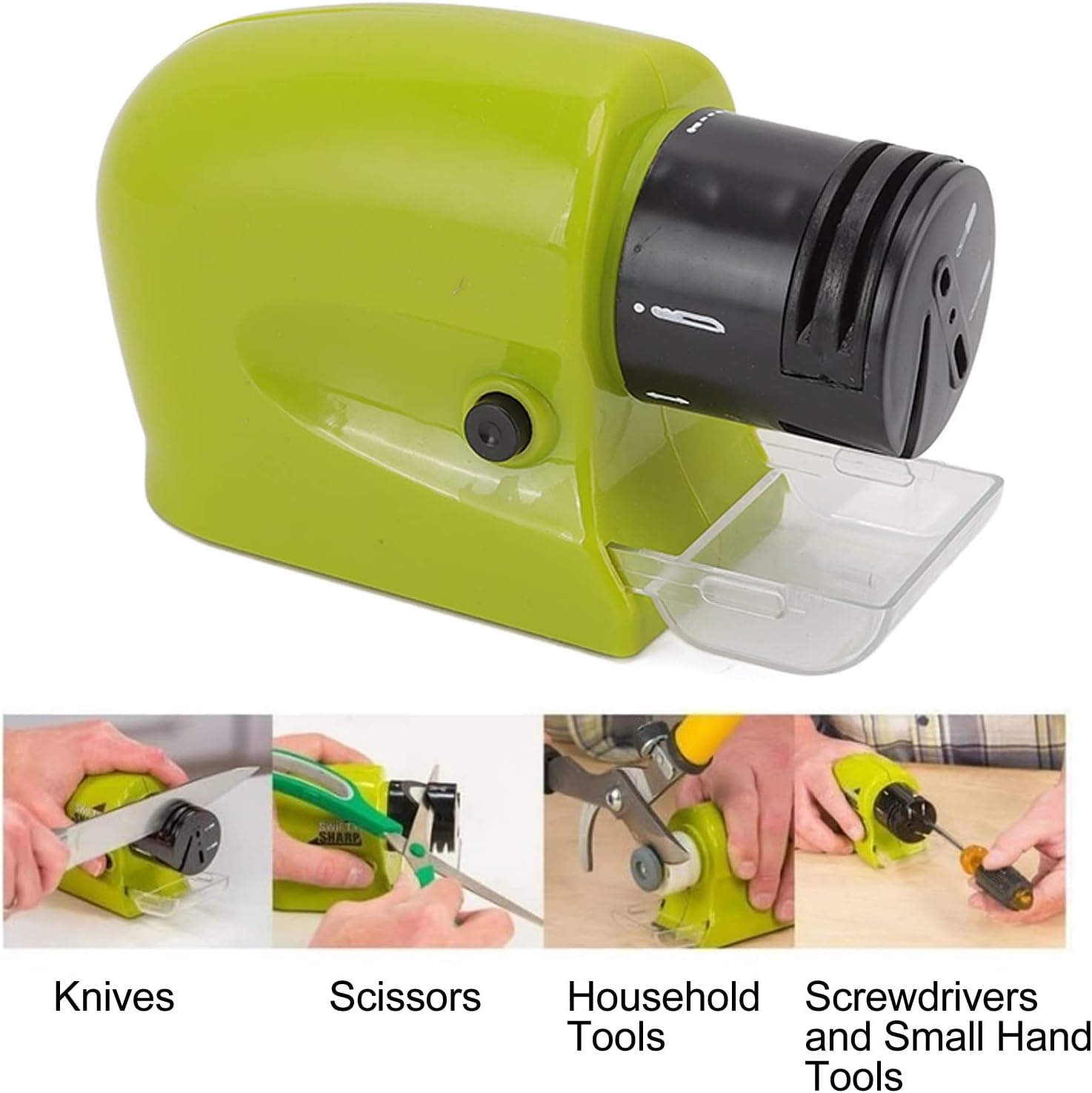 Pwshymi Afiladores de cuchillos eléctricos, para cuchillos de cocina, afilador automático de cuchillos de cocina, kit de electrodomésticos de cocina
