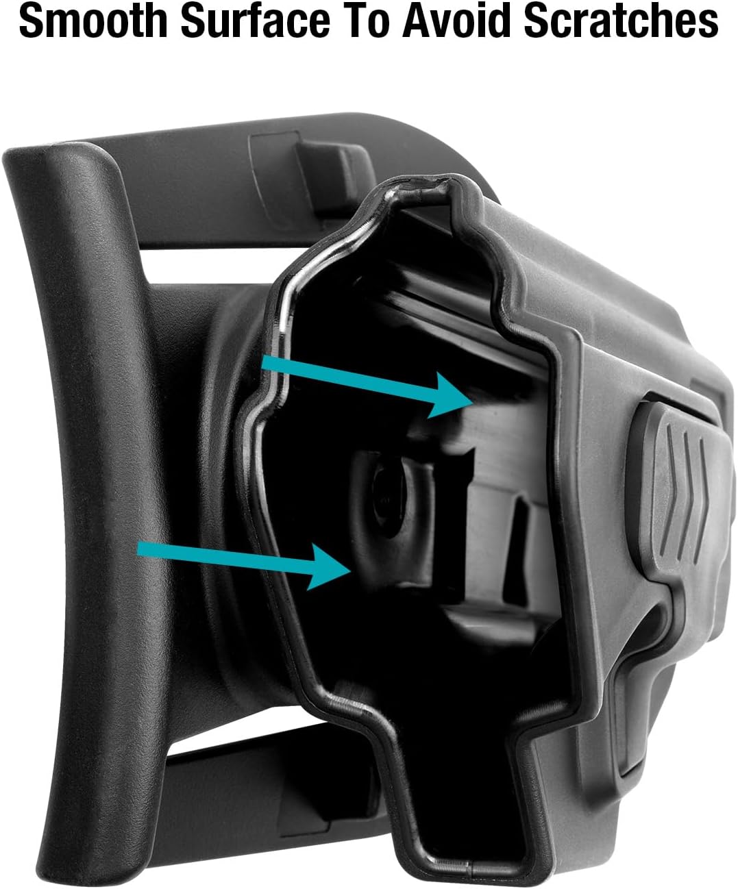 Funda M&P Shield de 0.354 in, funda OWB para mano derecha Smith & Wesson M&P Shield de 0.354 in.40M2.0-3.1 pulgadas. Funda de paleta para cintura