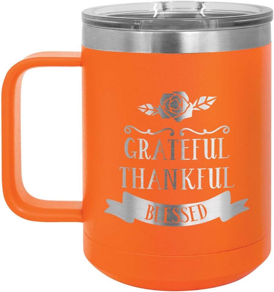 Taza de café con tapa deslizante de 15.0fl oz, taza de café de viaje aislada, ideas de regalo de cumpleaños o Navidad de mujeres o hombres, comparar