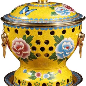 Olla de cobre pequeña de una sola persona Old Beijing Olla caliente de vaca pequeña gorda china tradicional Cloisonne Hot Pot Comercial Alcohol Olla de cobre pequeña de una sola persona Old Beijing Olla caliente de vaca pequeña gorda china tradicional Cloisonne Hot Pot Comercial Alcohol