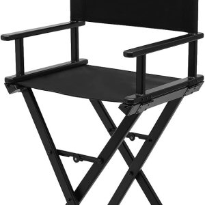 Silla plegable para artista de maquillaje, silla de directores plegable alta y profesional, silla de maquillaje de aluminio con reposacabezas para Silla plegable para artista de maquillaje, silla de directores plegable alta y profesional, silla de maquillaje de aluminio con reposacabezas para