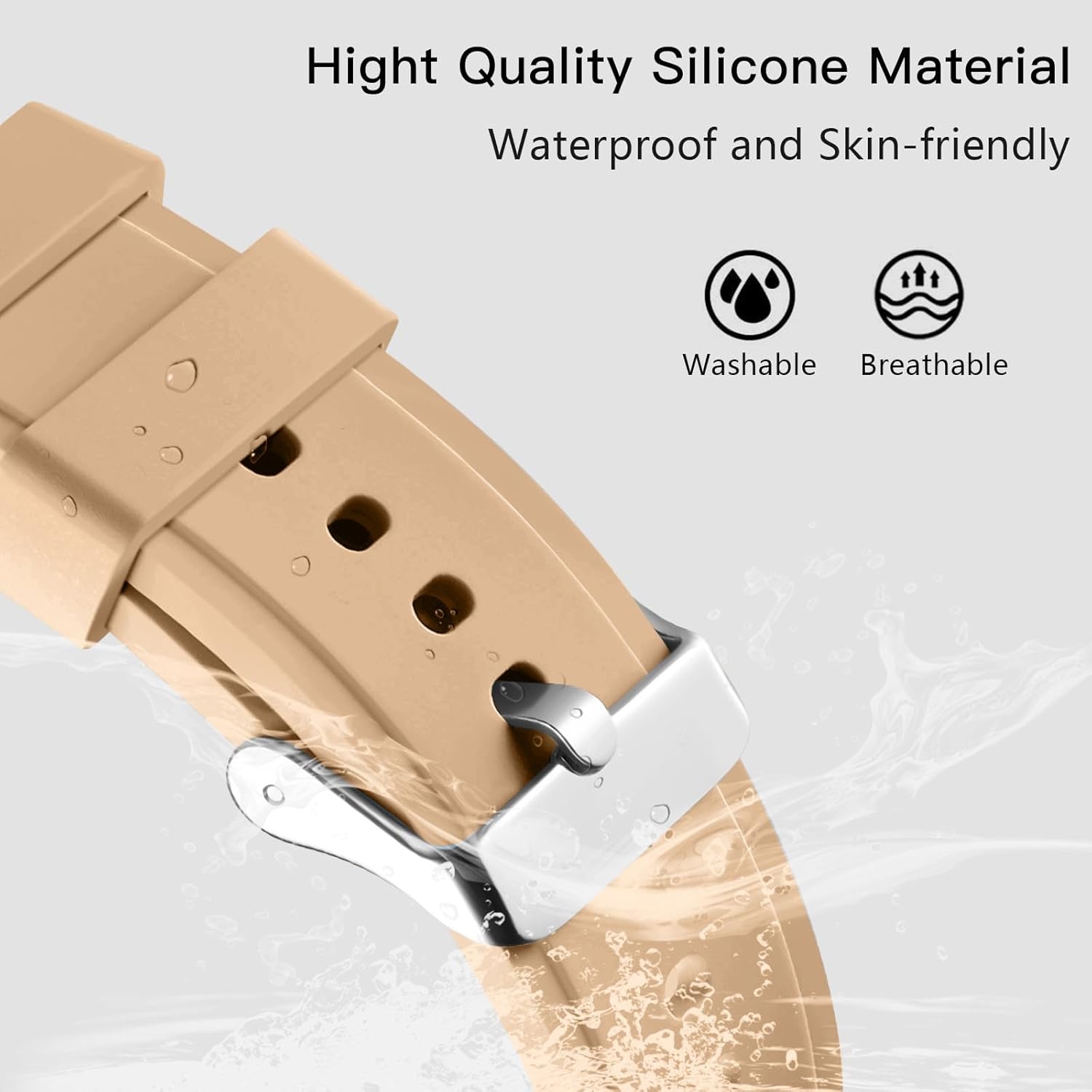 Lerobo Correa sin brecha compatible con Samsung Galaxy Watch 6 5 y 4 Band 1.732 in 1.575 inWatch 5 Pro Band 1.772 inGalaxy Watch 4 Classic 1.811 in