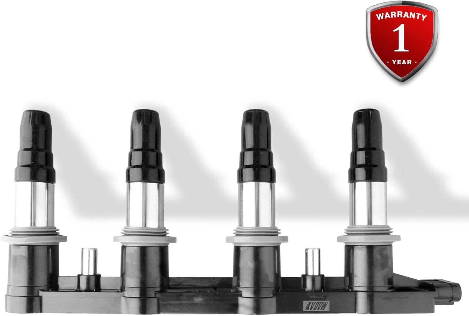 Paquete de bobinas de encendido UF850 25186686 compatible con Buick Chevy Cruze (J300, J305, J308) Sonic Trax Aveo Kalos (T250, T255) Orlando 1.4L