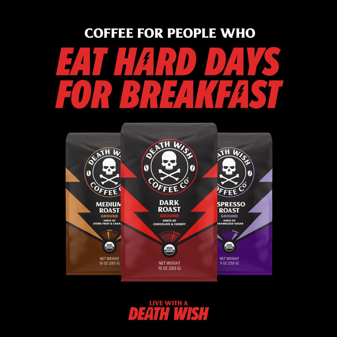 Death Wish Coffee, cápsulas de café expreso tostado oscuro, compatibles con máquinas originales Nespresso (30 unidades)