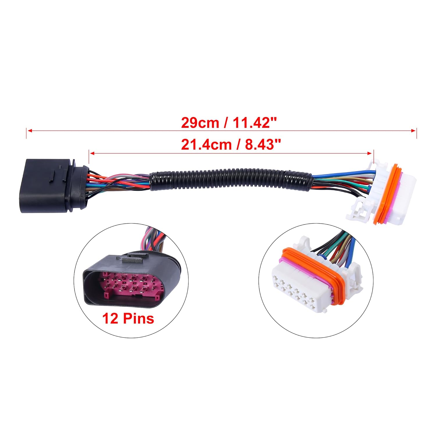 X AUTOHAUX Arnés de cableado para faros delanteros de coche 95563123911 para Porsche Cayenne 2003-2006 4.5L para Porsche Cayenne 2004-2006 3.2L