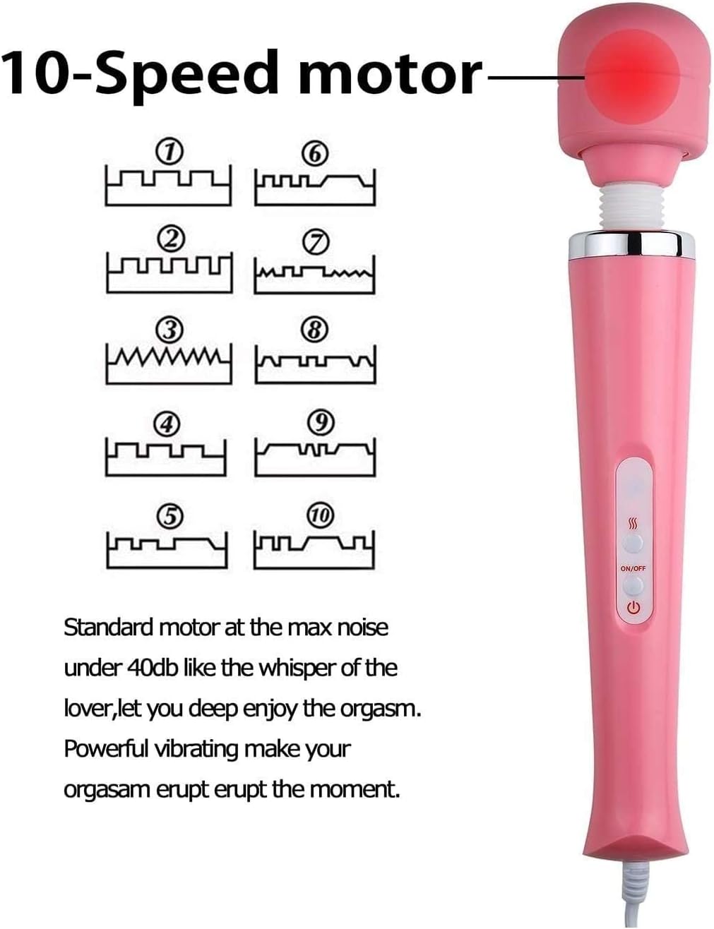Masajeador eléctrico grande herramienta eléctrica para pies, cuello, espalda, mano, pierna, brazo, hombro, masaje para dolores de recuperación