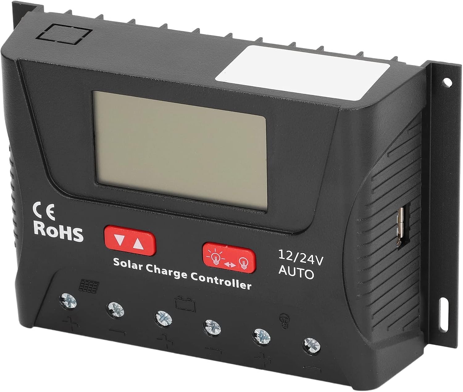 LCD Display Solar Controller, Solar Controller, 40A 3 Stage PWM Solar Charger Controller, 12V24V Solar, Renewable Energy Controllers