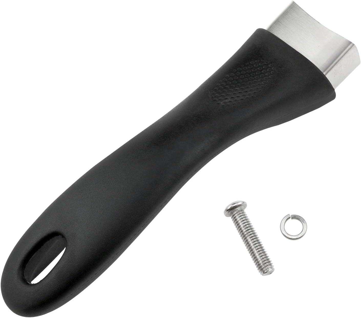 Cook Ware – Asas de agarre de repuesto para sartenes de baquelita, mango largo a prueba de escaldaduras con tornillos, accesorios de repuesto para