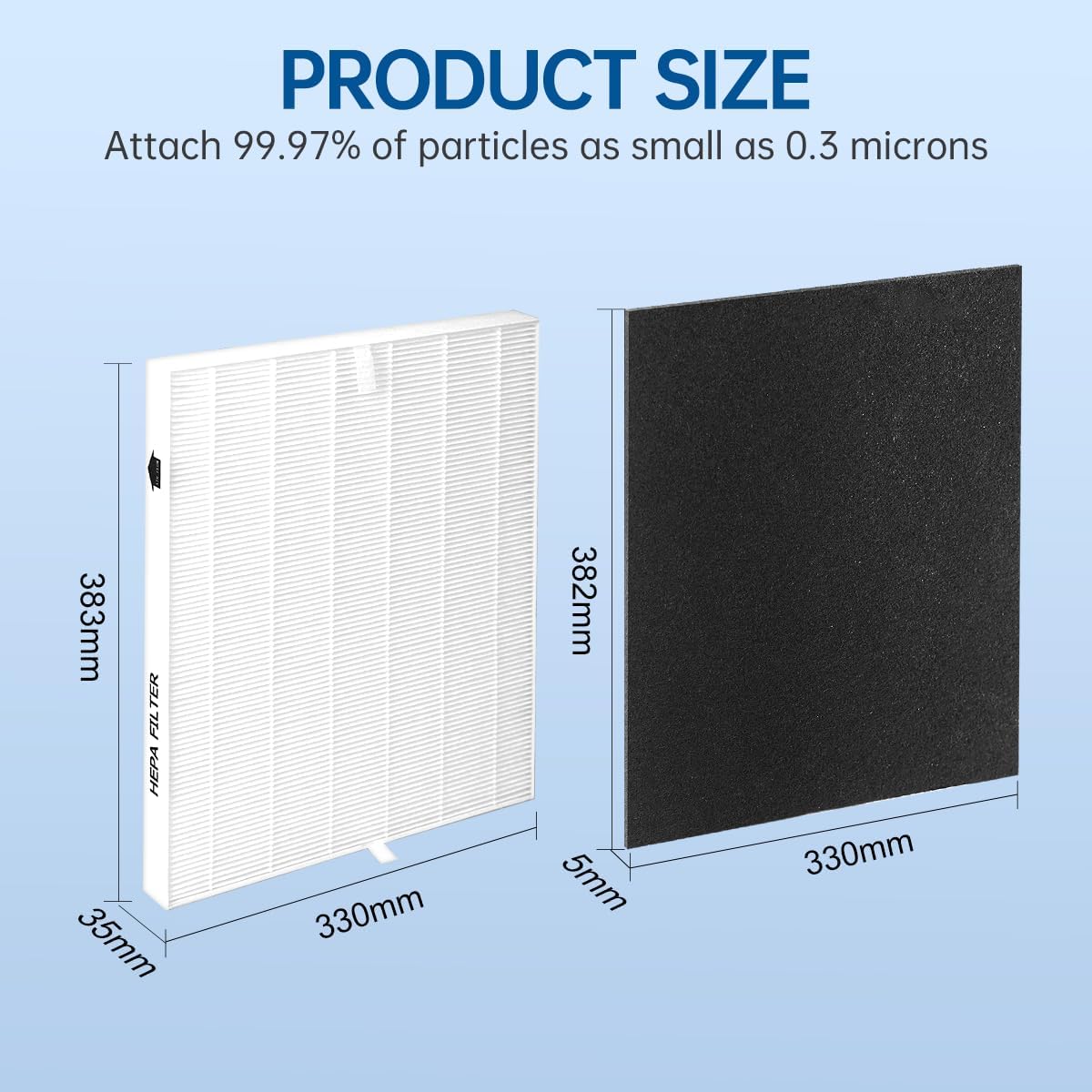 AP-1512HH Filtro de repuesto H13 Ture HEPA compatible con Coway AP-1512HH, AP-1518R, AP-1519P, purificador de aire Airmega 200M, parte # 3304899, 1