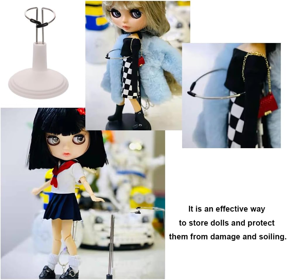 BAIWANLCH 6 soportes de muñeca resistentes para muñeca, soporte ajustable para figura de acción para bricolaje, soporte de modelo