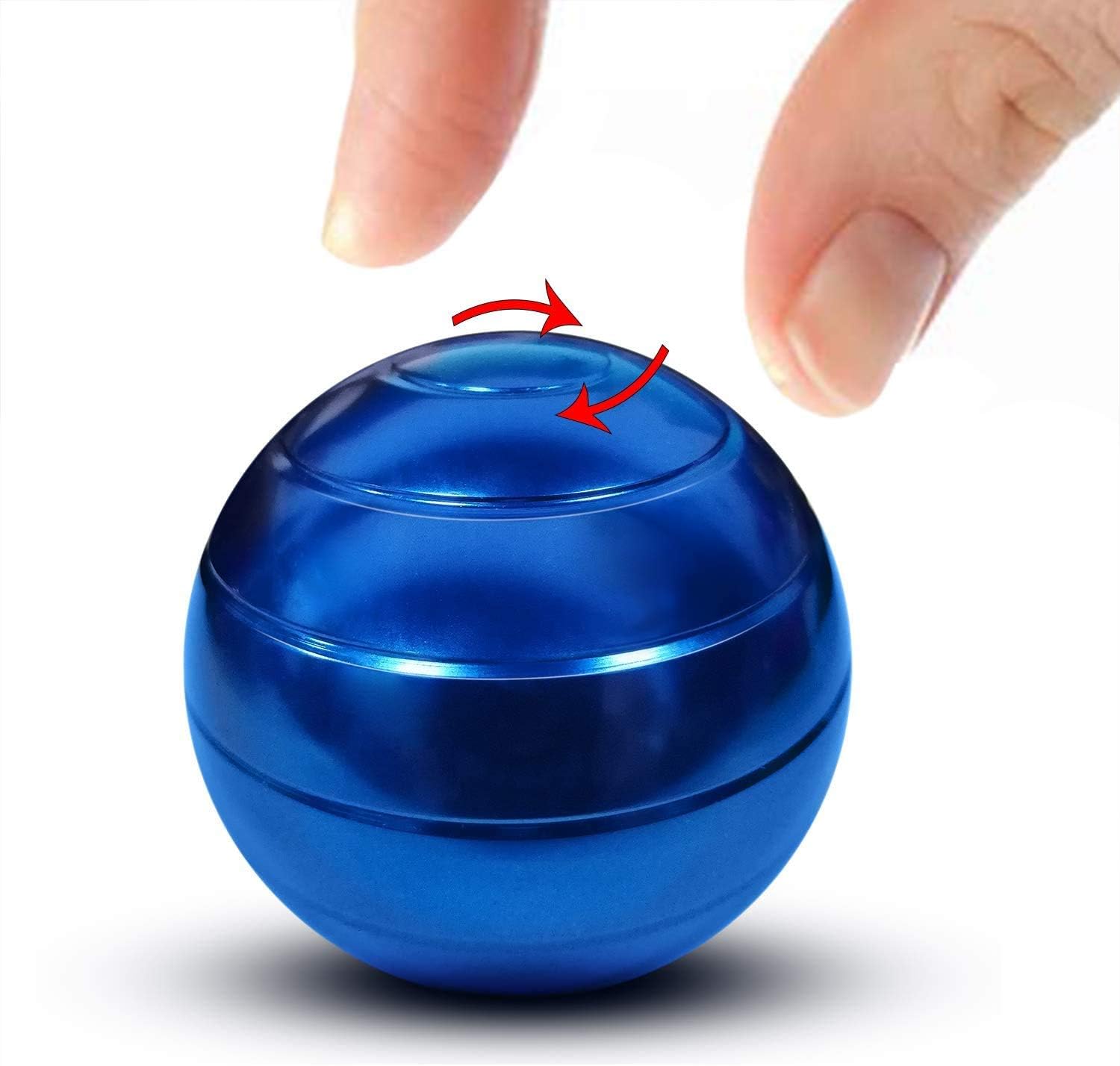 Juguetes de escritorio, bola cinética, artículos novedosos de escritorio, juguetes de escritorio para regalos de oficina, bola giratoria de ilusión