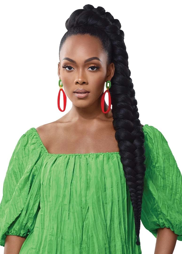 Outre – Trenza preestirada 100% Kanekalon de 46 pulgadas, 3X (paquete de 5, 2T1B425)