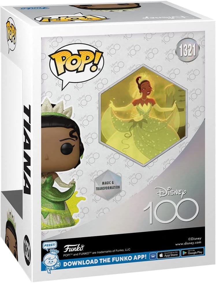 Funko Disney’s 100th Anniversary Pop! Disney Vinyl Figure Tiana (DGLT) 9cm