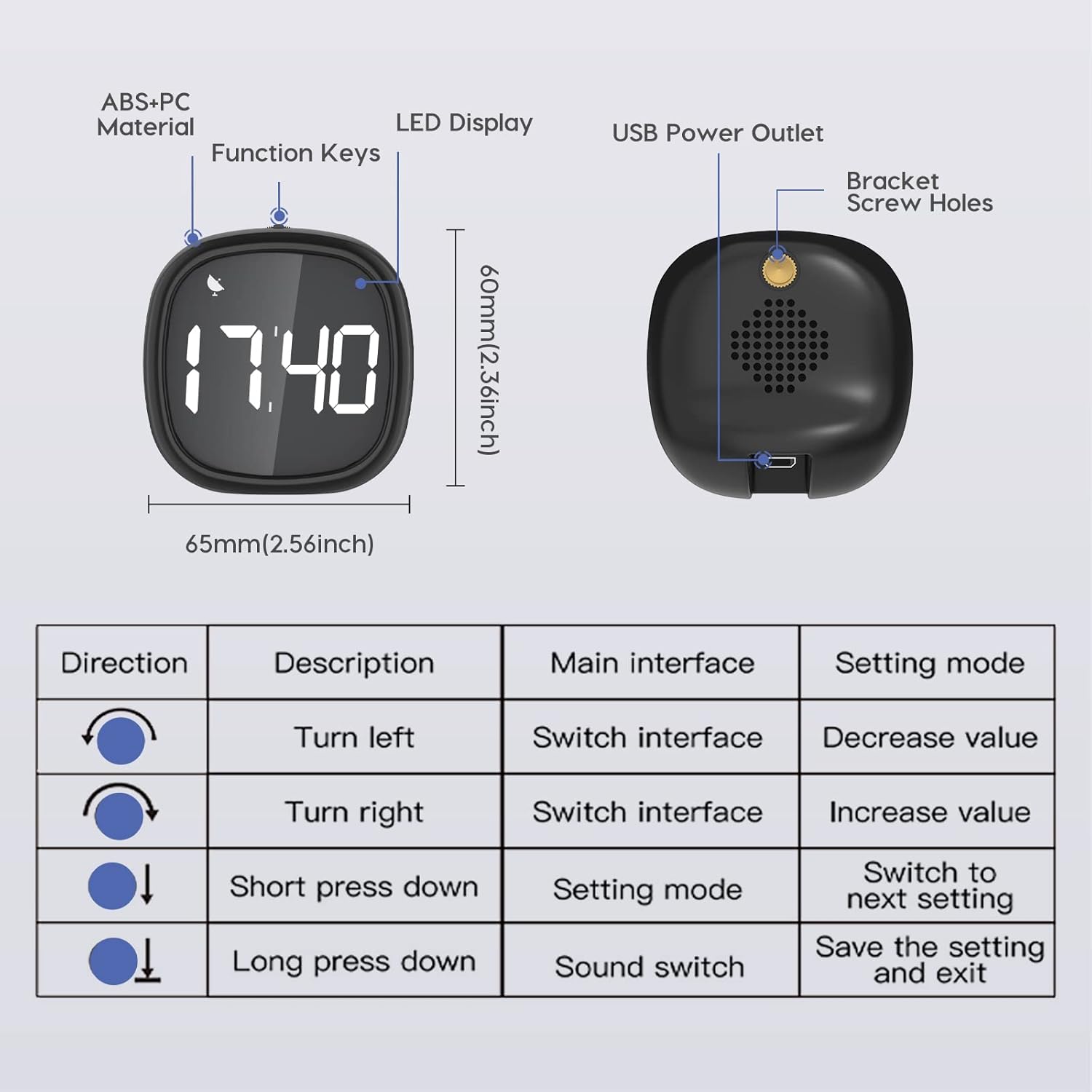 AUTOAND Car GPS Speedometer with Digital HUD Display, Off-Road Real Time Speed Monitor with Overspeed and Fatigue Driving Reminders for All