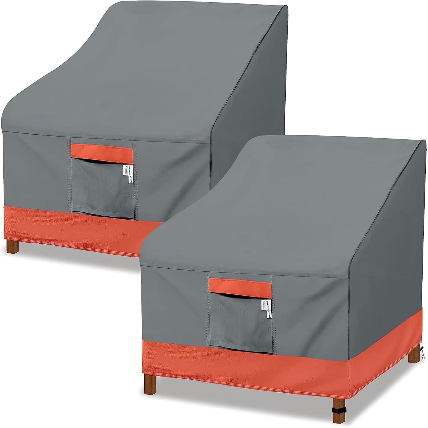 Simpelg Fundas impermeables para sillas de patio para muebles de exterior, fundas para sillas de exterior para muebles de patio, fundas de asiento