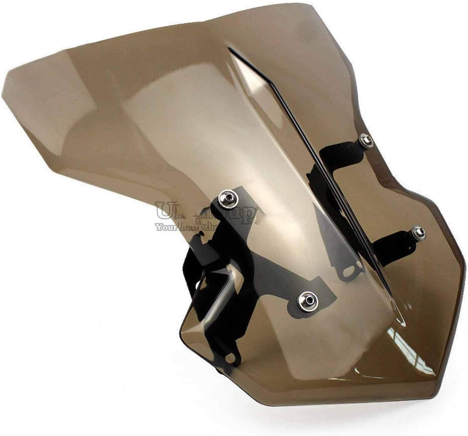 Motorcycle Windshield Compatible with MT09 MT-09 FZ09 FZ-09 MT FZ 09 2017 2018 2019 Motorcycle Motorbike Windshield Windscreen with Mounting Bracket