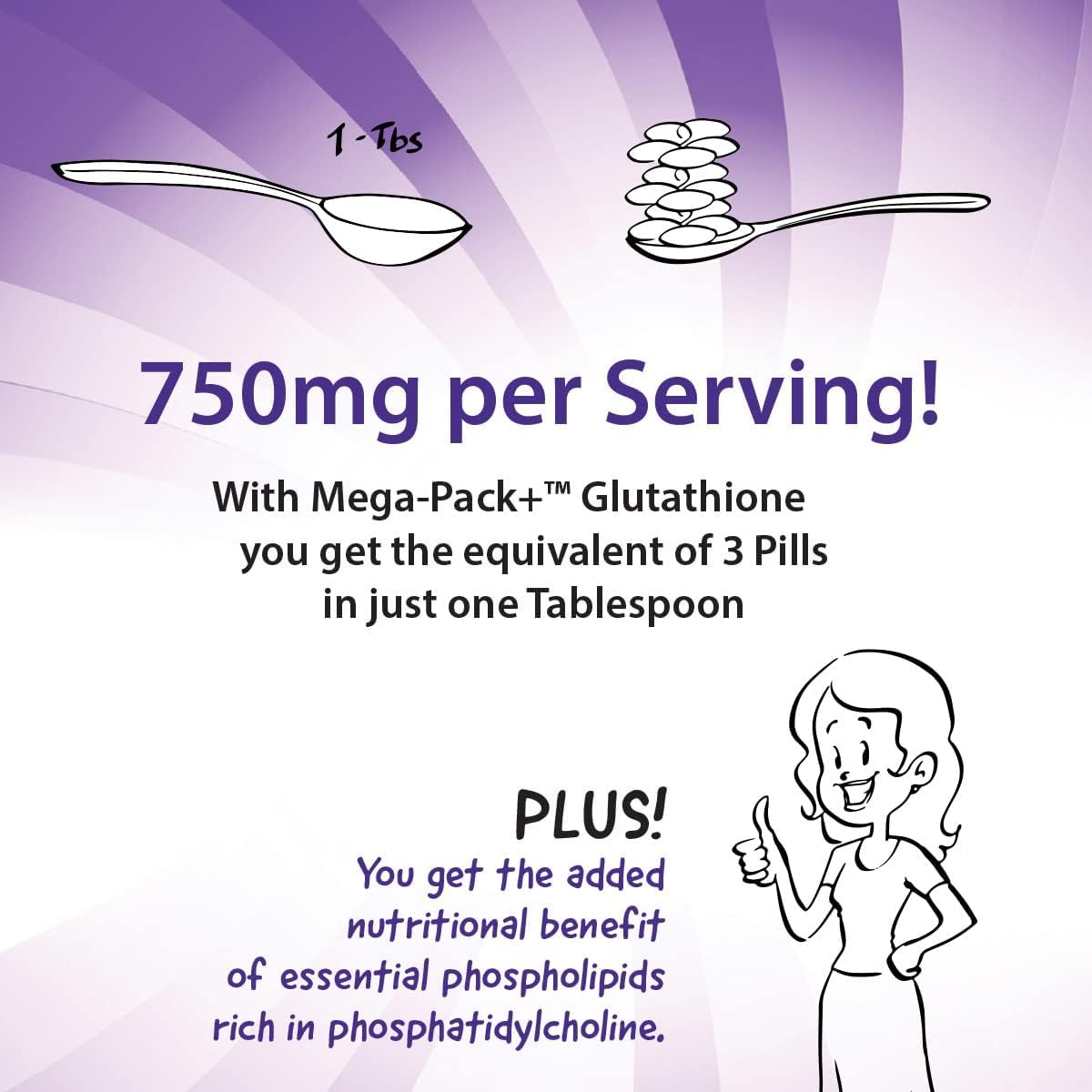 Aurora Nutrascience, glutatión nano-liposomal, mezcla de bebidas, 750 mg por porción, paquetes individuales