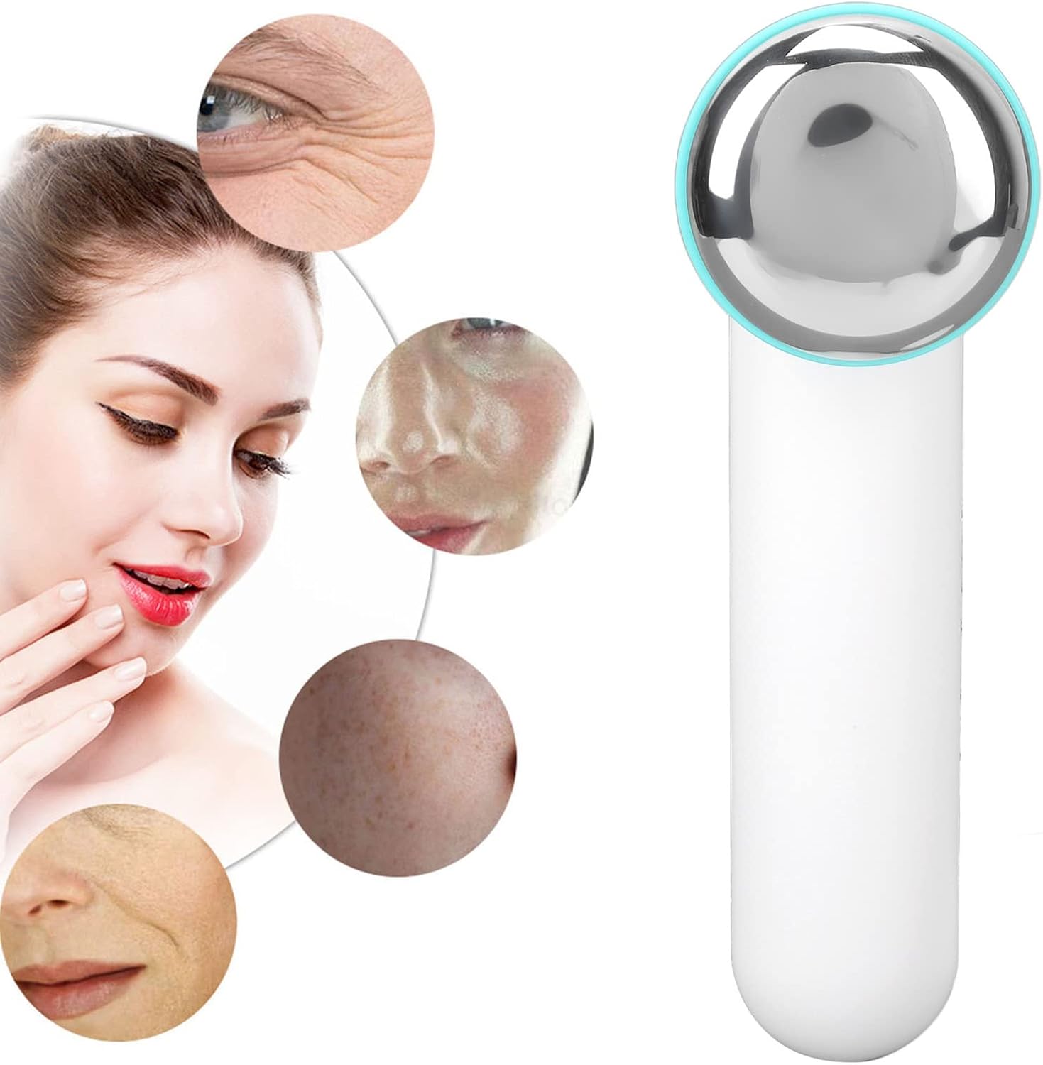 Facial Massage, Facial Massage to Reduce, Portable Relieffor Women from Puffiness Closing Pores Reducing Sunburn