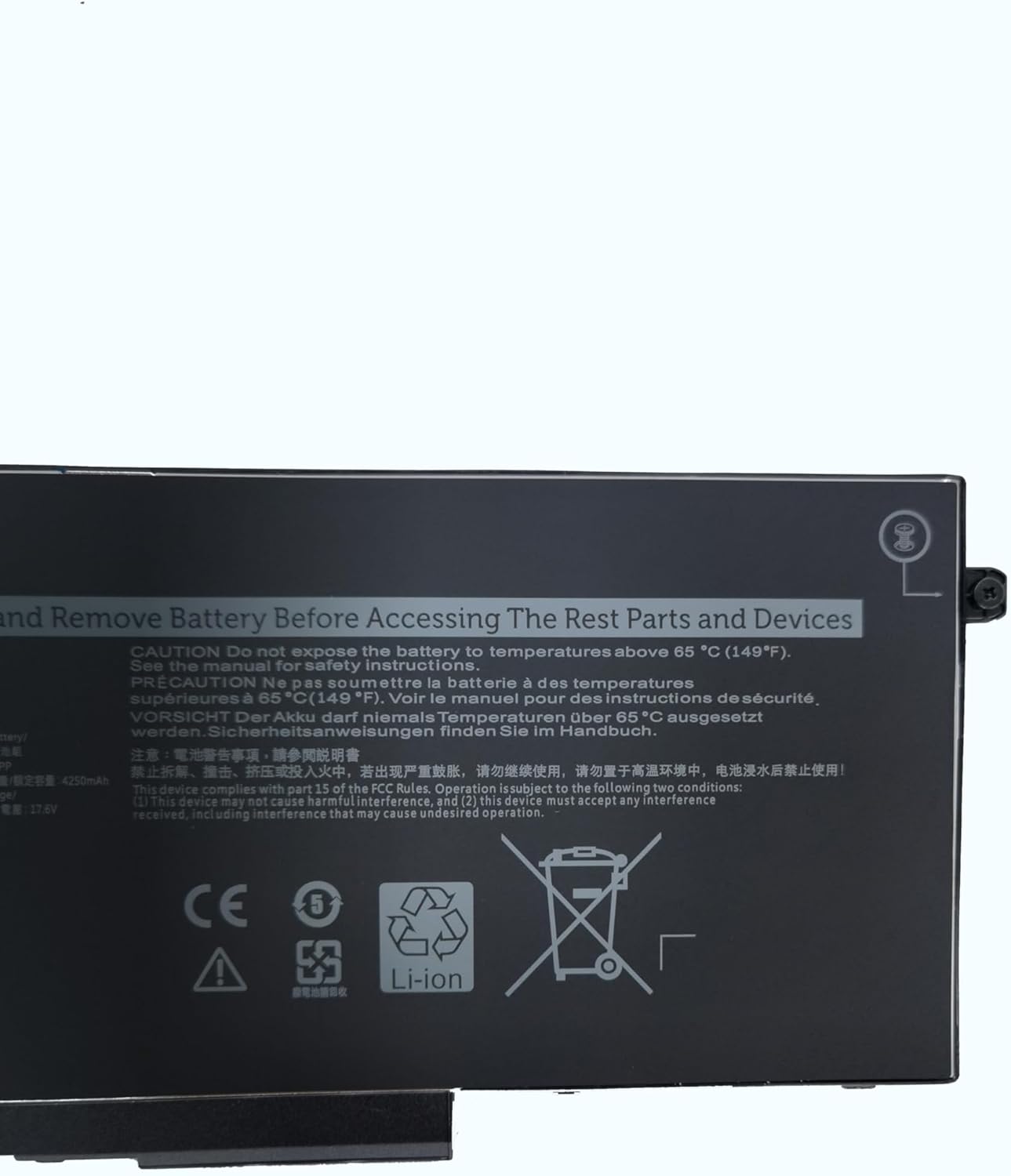 3HWPP – Batería de repuesto compatible con Dell Latitude 5401 5410 5411 5501 5510 5511 Precision 3541 3551 Inspiron 7706 2 en 1 Inspiron 17 75007506