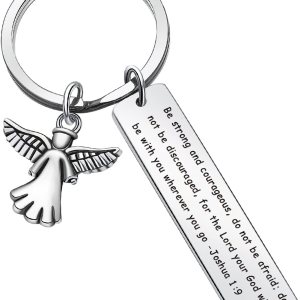 ZQEOU Joshua Llavero de pulsera para mujer, llavero de cumpleaños, regalo de padrino, hermana ZQEOU Joshua Llavero de pulsera para mujer, llavero de cumpleaños, regalo de padrino, hermana