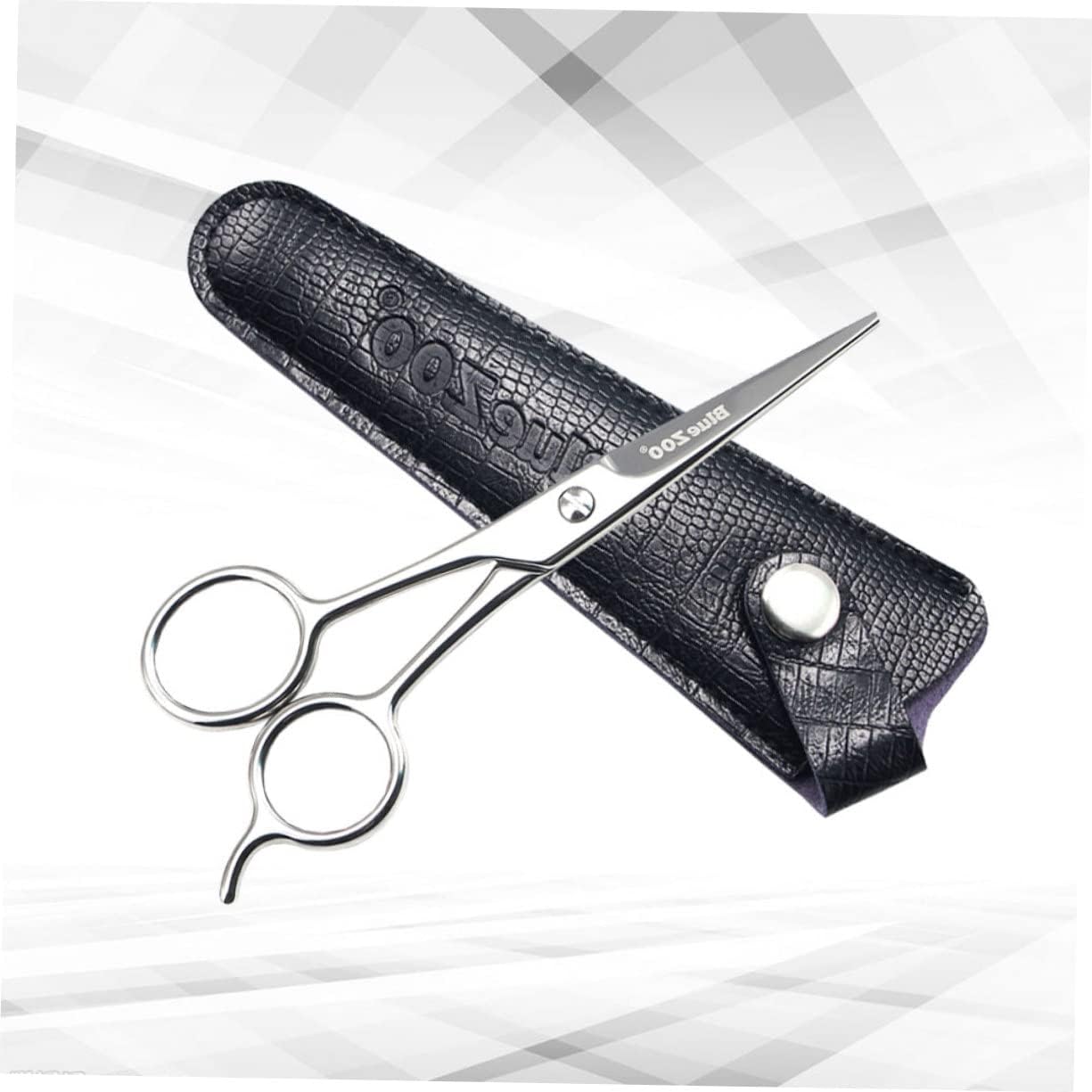 FRCOLOR 2 unids peluquero herramientas de afeitado Tijeras curvadas Tijeras de pelo de oreja Tijeras de cejas Tijeras redondeadas Tijeras Tijeras de