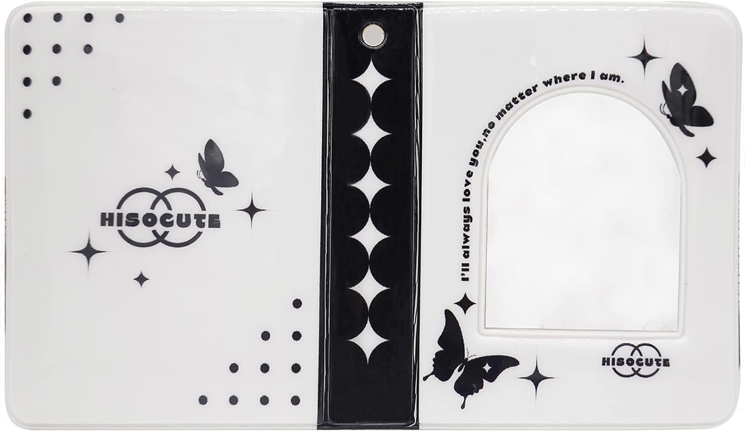 SZHTSWU Mini álbum de fotos de 40 bolsillos, soporte para tarjetas fotográficas Kpop de 3 pulgadas, carpeta pequeña para tarjetas fotográficas,