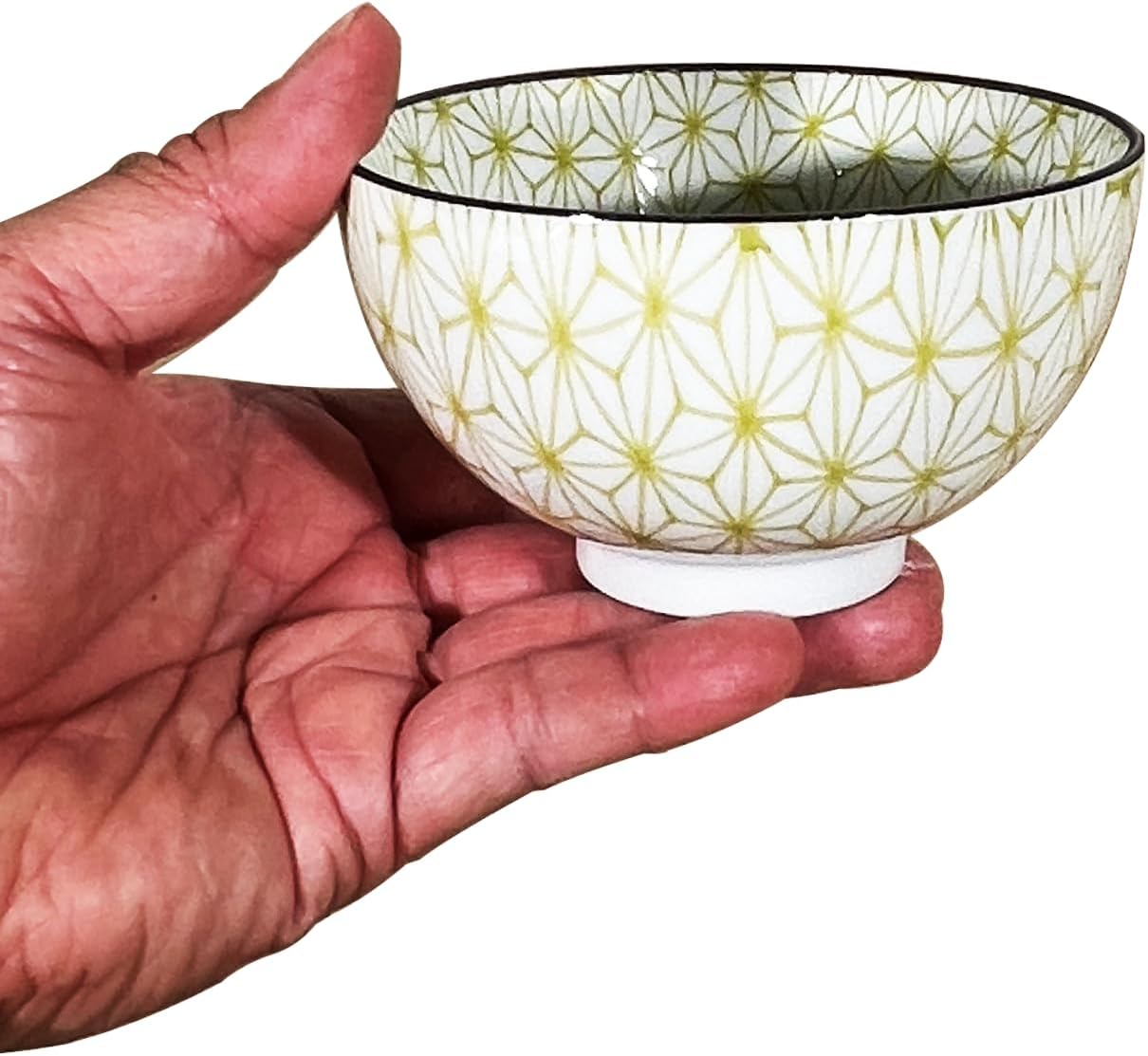 Vibrante colección de 5 cuencos de arroz en tamaño clásico japonés, tonos modernos, aptos para microondas y lavavajillas, presentados en elegante