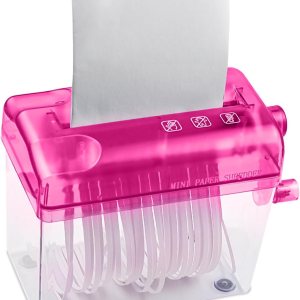 JIKIOU Mini trituradora de mano Trituradora de papel portátil Trituradora manual Documentos Herramienta de corte de papel para oficina en casa JIKIOU Mini trituradora de mano Trituradora de papel portátil Trituradora manual Documentos Herramienta de corte de papel para oficina en casa