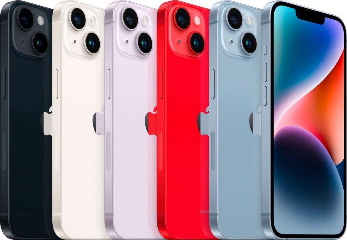 Apple iPhone 14 Plus, 128 GB, rojo (producto), desbloqueado (renovado)