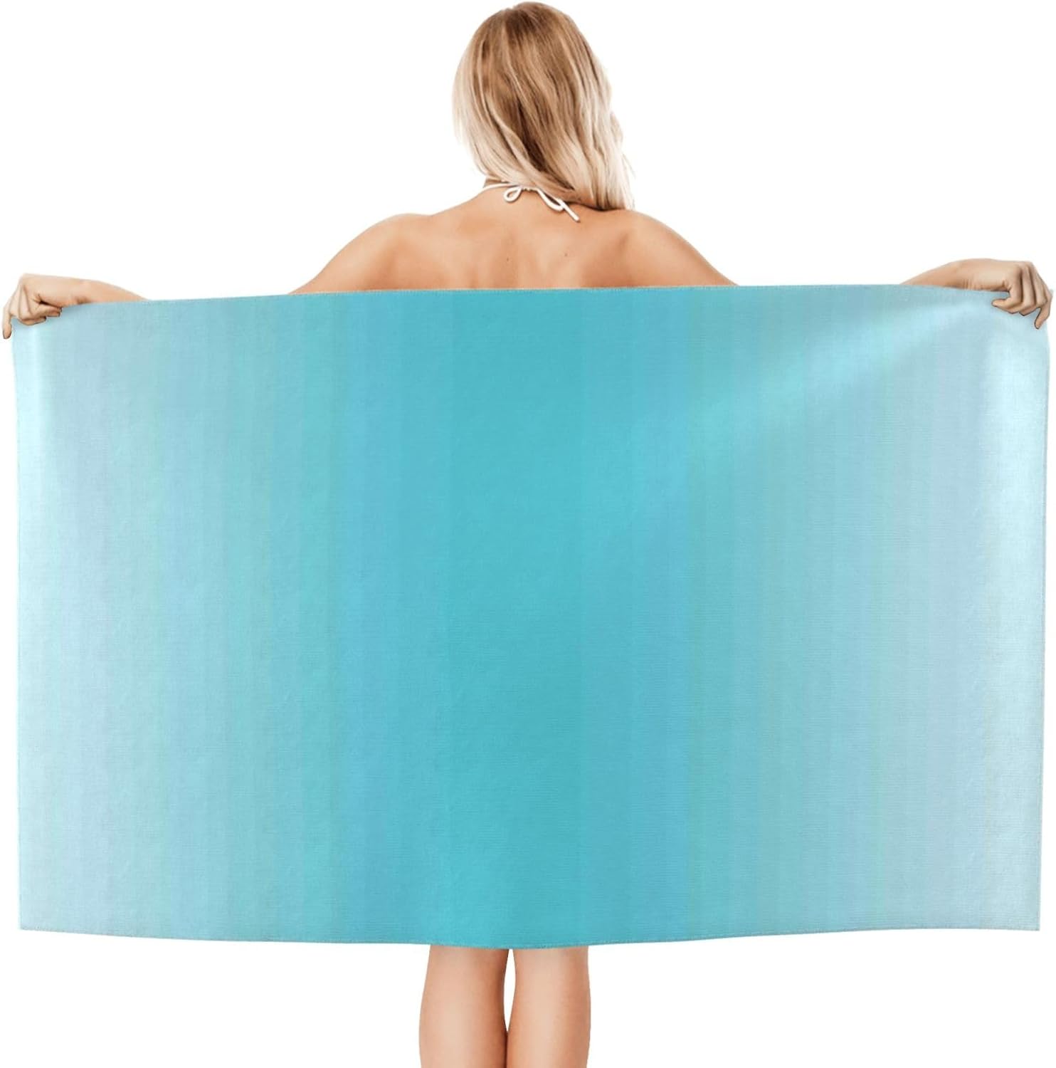 Yioniii Tree in Colors – Toalla de playa y piscina con diseño de luna, toalla de playa grande suave y absorbente para nadar, deportes, playa,