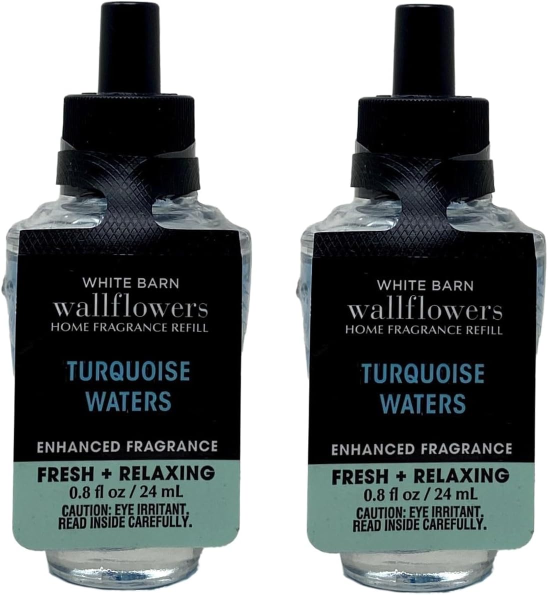 Bath & Body Works Turquoise Waters Wallflowers – Recambios de fragancia para el hogar, paquete de 2