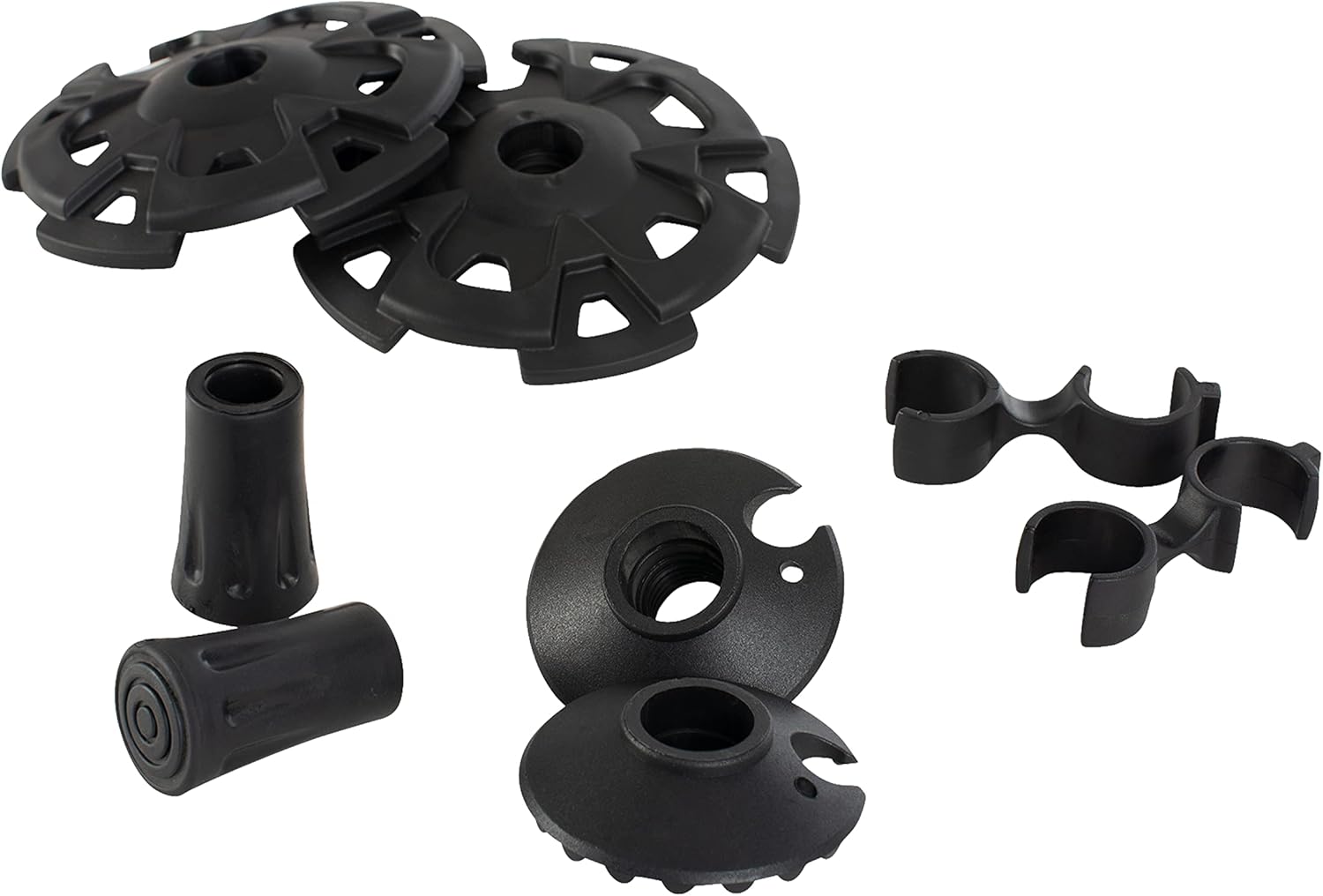 Retrospec Solstice – Bastones de senderismo y esquí para hombres y mujeres, de aluminio con agarre de corcho o espuma, ajustables y plegables,