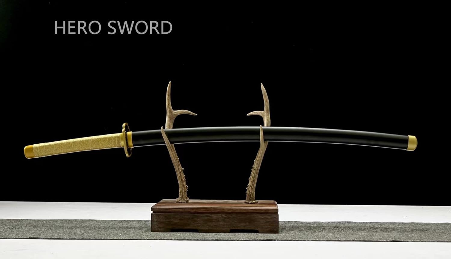 Espada Demon Slayer, Katana samurái de acero al carbono 1060 hecha a mano, hoja de corte afilada de metal de espiga completa, espada de anime