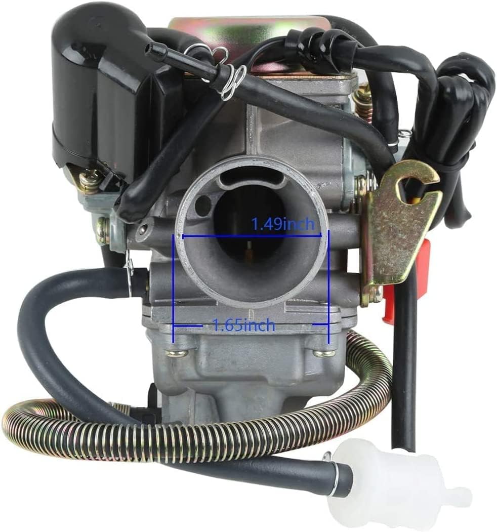 GY6 Carburador de 150 cc para Kazuma Taotao Roketa SunL Baja Eagle ATV Go Kart motocicleta Scooter 4 tiempos GY6 125cc 150cc 152QMI 152QMJ 157QMI