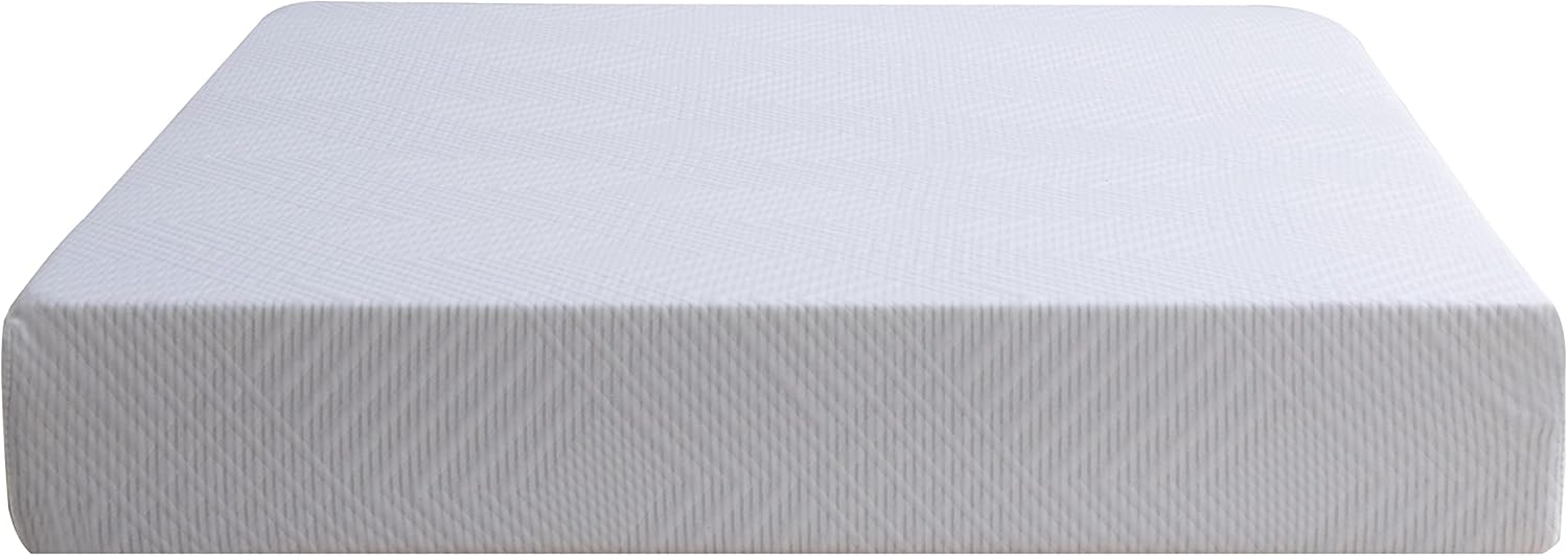 TMEOSK Colchón de tamaño matrimonial, colchón de espuma viscoelástica de gel refrescante de 10 pulgadas en una caja, colchón transpirable para un