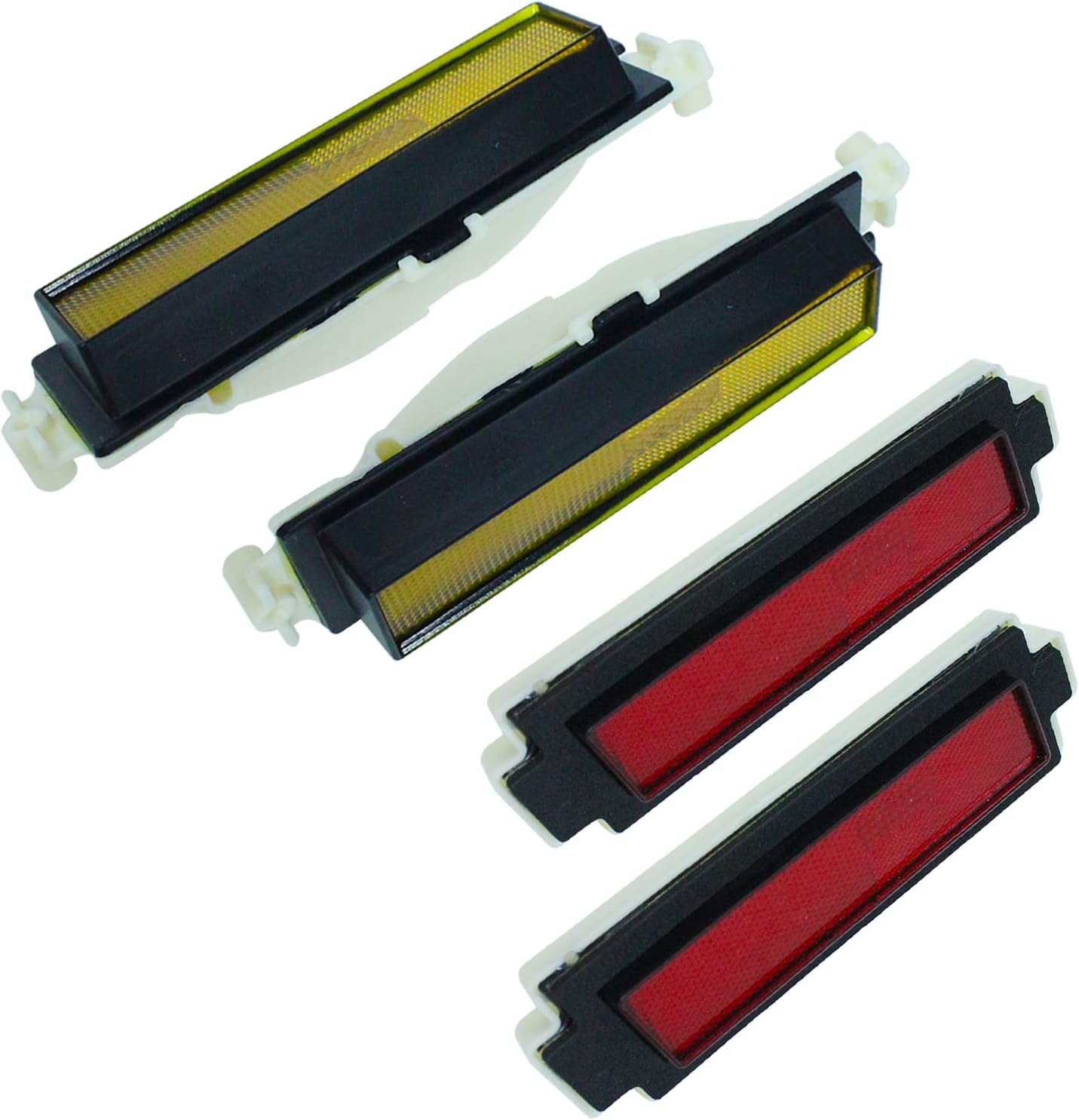 LAFORMO Chevy Monte Carlo Conjunto de lentes de luz para lámpara de marcador lateral delantera y trasera para Chevy Monte Carlo 1981-1988 Par