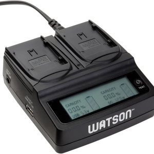 Watson Duo – Cargador LCD para baterías Canon BP-900 Series Watson Duo – Cargador LCD para baterías Canon BP-900 Series