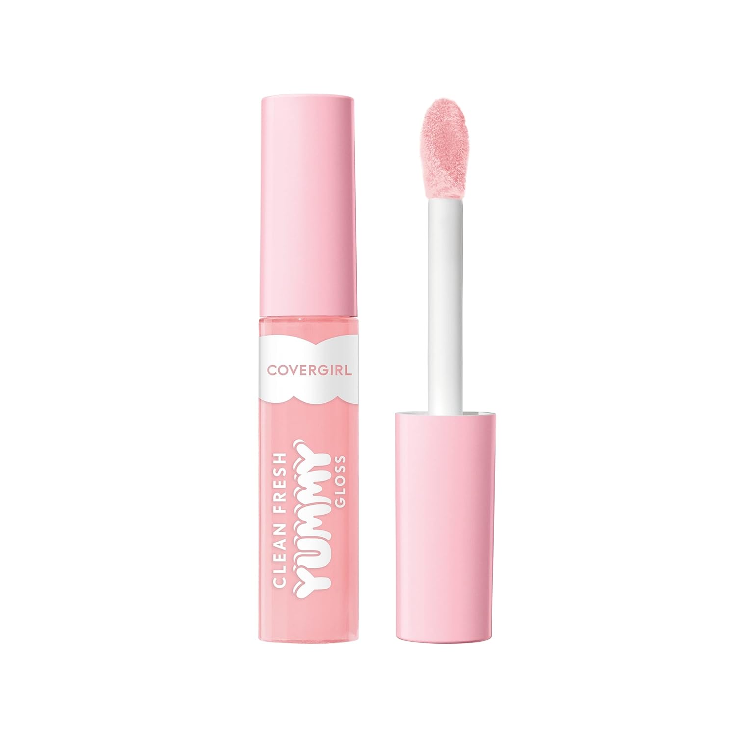 COVERGIRL Clean Fresh Yummy Gloss  Brillo de labios, transparente, aromas naturales, fórmula vegana  Cocos sobre ti