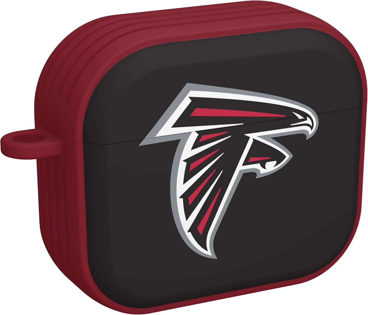 GAME TIME Atlanta Falcons HDX – Funda con nombre personalizado compatible con Apple AirPods Gen 3