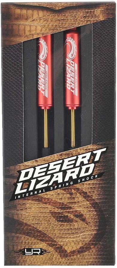 Yeah Racing Par de choque interno de dos etapas del lagarto del desierto de 328.1 ft m rojo para la correa eslabonada