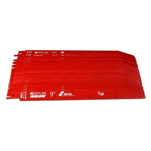 Paquete de 25 hojas de sierra recíproca bimetálicas de desmontaje automático de 9 pulgadas 1418 TPI para metales medianos 116-516, hoja Sawzall de 9 Paquete de 25 hojas de sierra recíproca bimetálicas de desmontaje automático de 9 pulgadas 1418 TPI para metales medianos 116-516, hoja Sawzall de 9