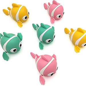 Tipmant Lindo juguete de baño para bebé, animal de pez enrollado para bañera, tanque de agua, piscina de 1, 2, 3, 4, 5, 6 años, regalos de Tipmant Lindo juguete de baño para bebé, animal de pez enrollado para bañera, tanque de agua, piscina de 1, 2, 3, 4, 5, 6 años, regalos de