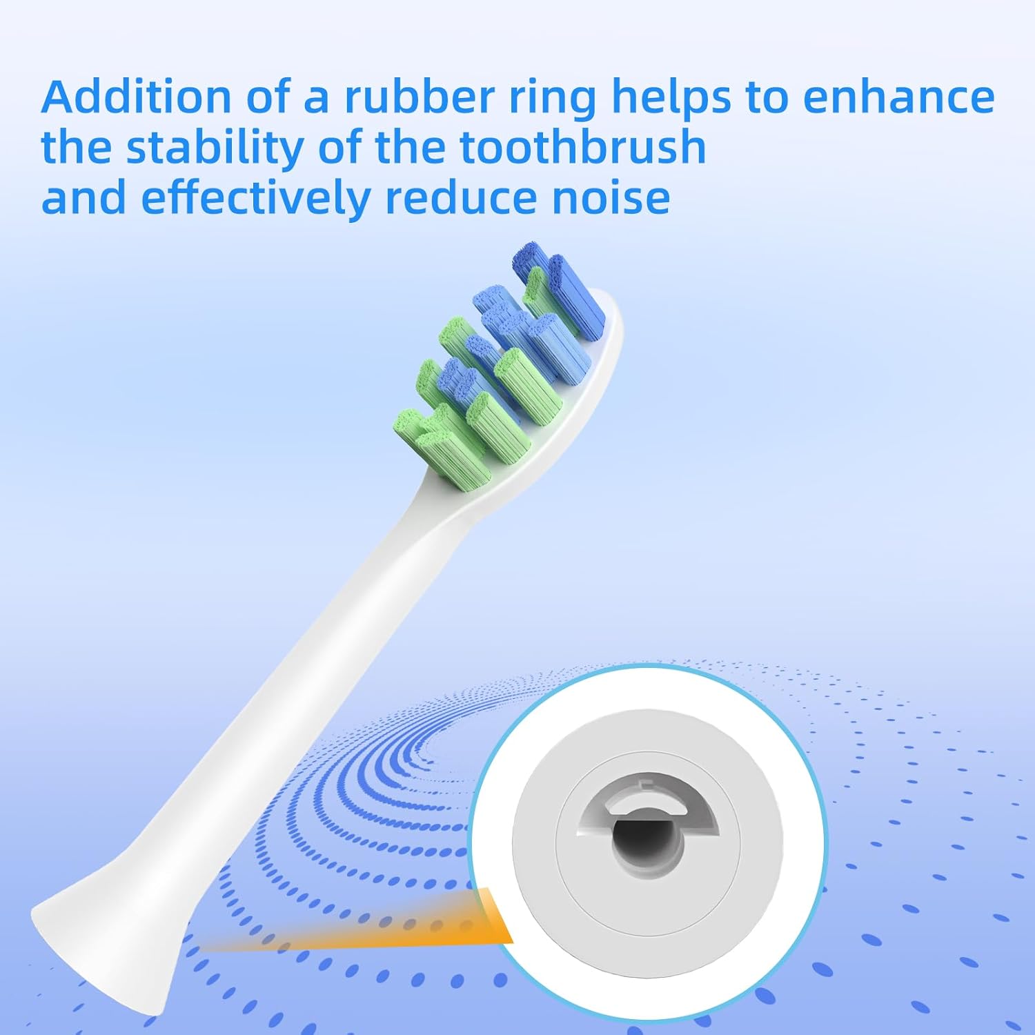 Cabezales de cepillo de repuesto para 7am2m AM101AM105 Sonic Electric Toothbrush – Recambios de cepillo de dientes compatibles con 7am 6.6 ft, 10