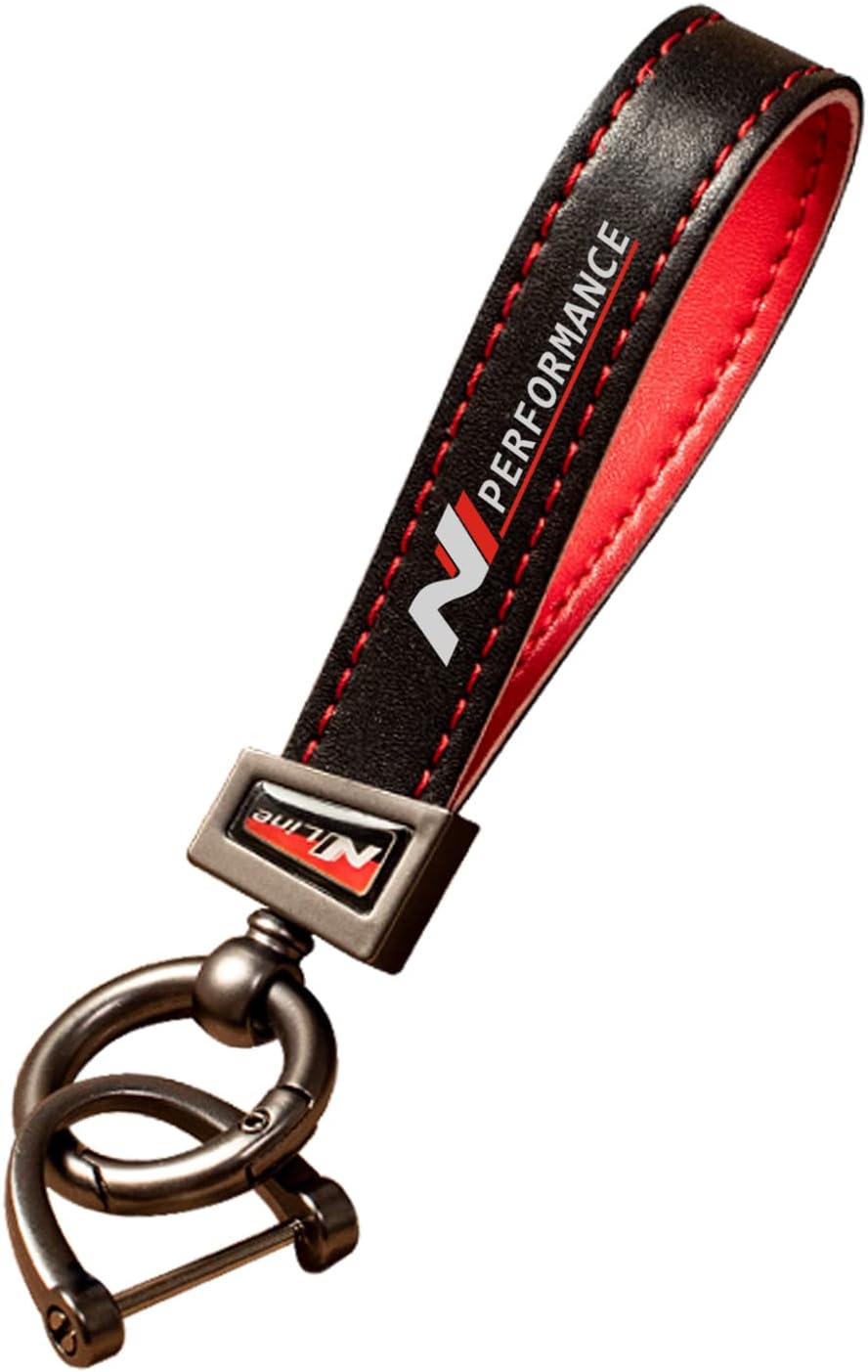 Gabonica Genuine Leather Car Keychain Key Chain Keyring Family Present