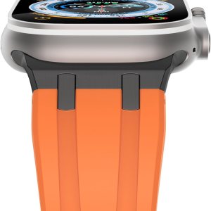 NewWays Correa para Apple Watch Ultra Band de 1.929 in, 1.772 in, 1.732 in, 1.654 in, 1.614 in, 1.575 in, 1.496 in, para hombres, correa de goma de NewWays Correa para Apple Watch Ultra Band de 1.929 in, 1.772 in, 1.732 in, 1.654 in, 1.614 in, 1.575 in, 1.496 in, para hombres, correa de goma de
