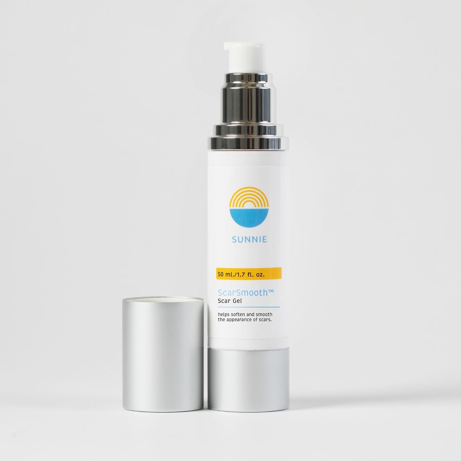 SUNNIE ScarSmooth Gel para cicatrices  1.7 fl oz I Crema de cicatrices avanzada de grado médico para cicatrices quirúrgicas, sección C, quemaduras y