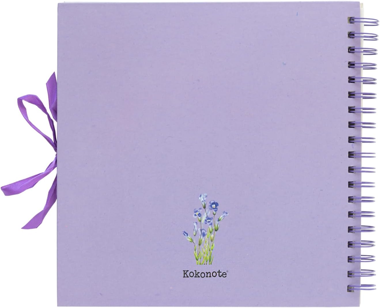 Kokonote Álbum de fotos de flores silvestres botánicas  10.2 x 10.2 pulgadas  10.2 x 10.2 in  40 páginas  Tapa dura  Regalos de cactus  Libro de
